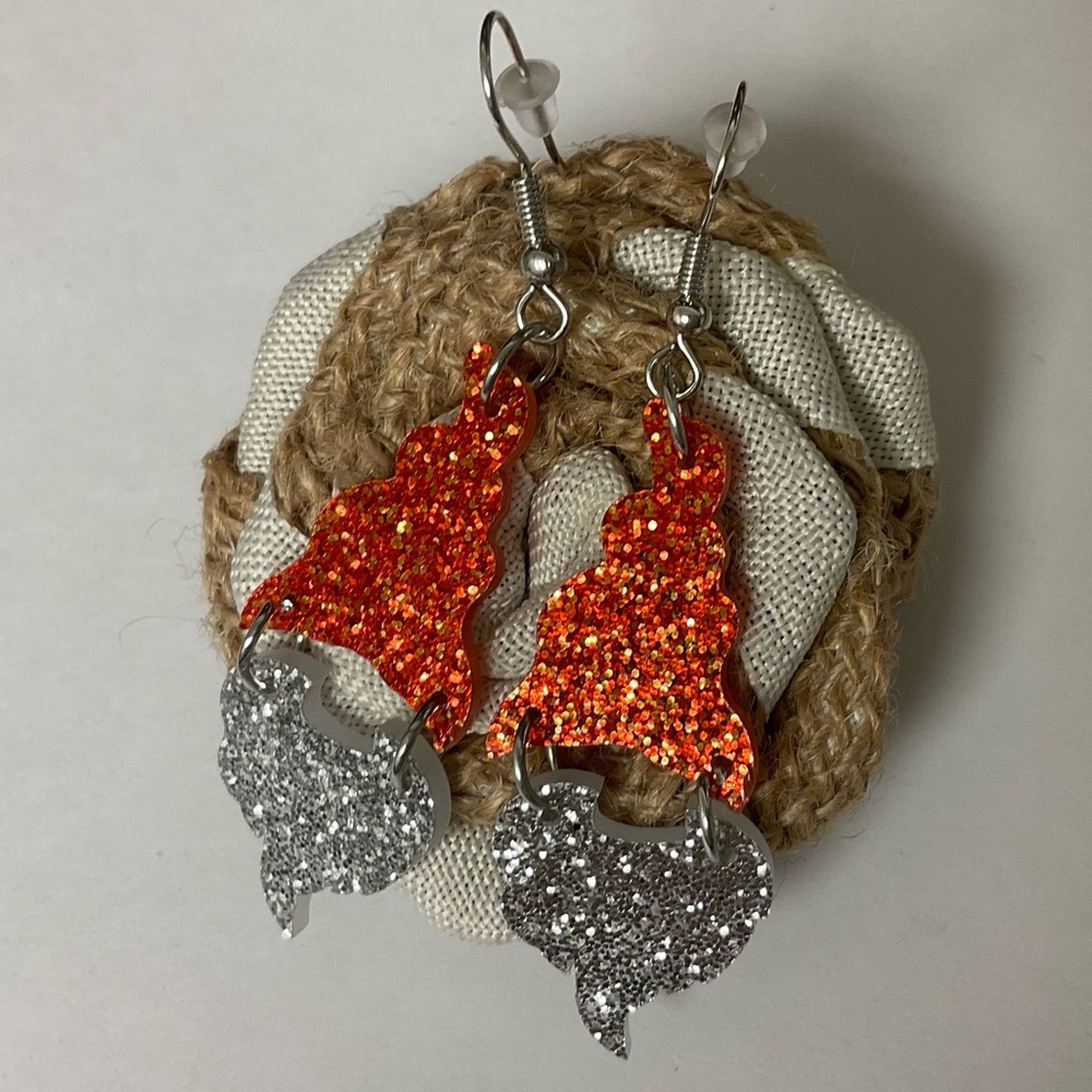 Santa 🎅🏼 Hat & Beard Earrings